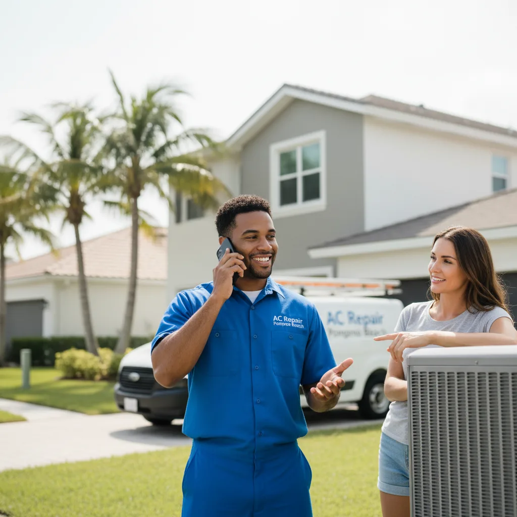 AC Repair Pompano Beach customer support in Elma